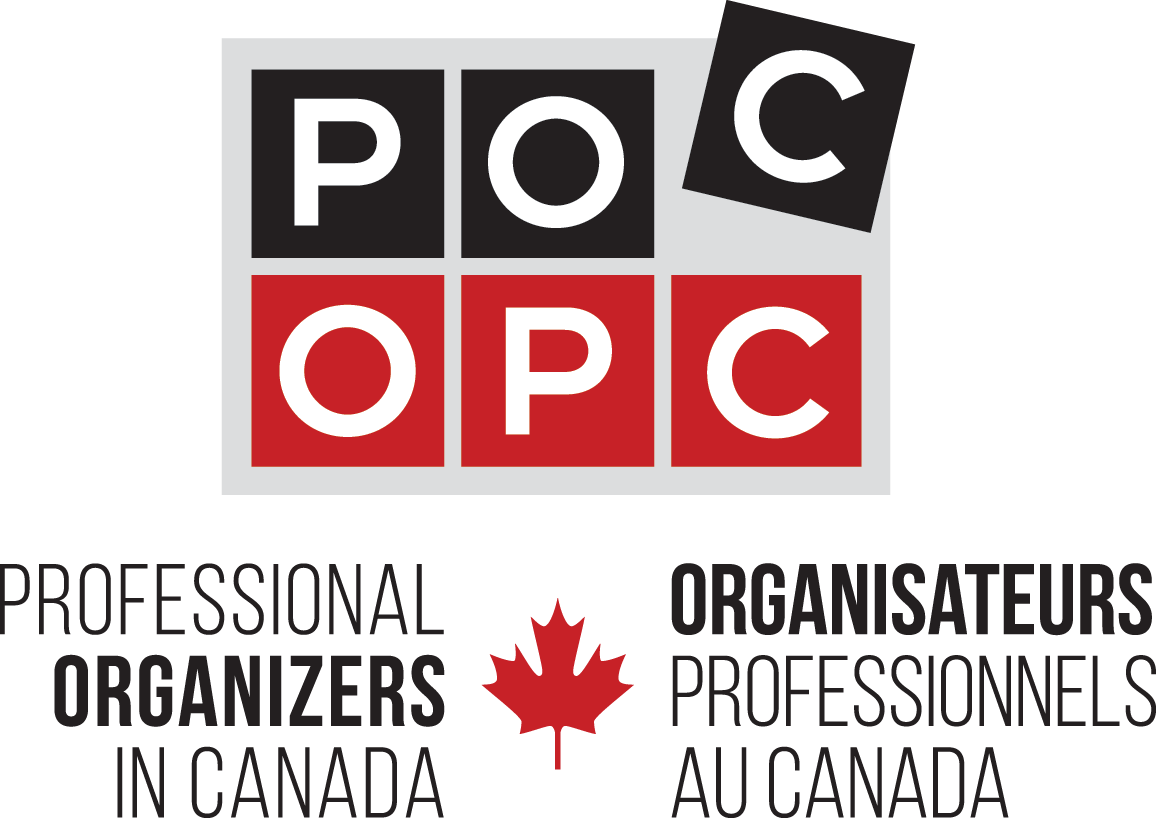Professional Organizers in Canada bilingual logo