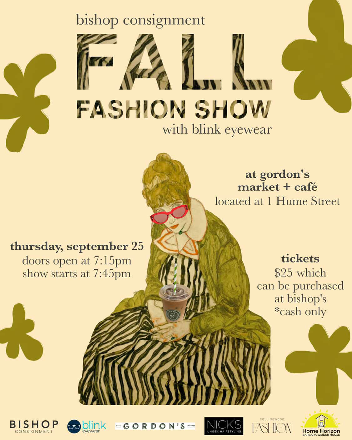 bishop consignment fall fashion show poster