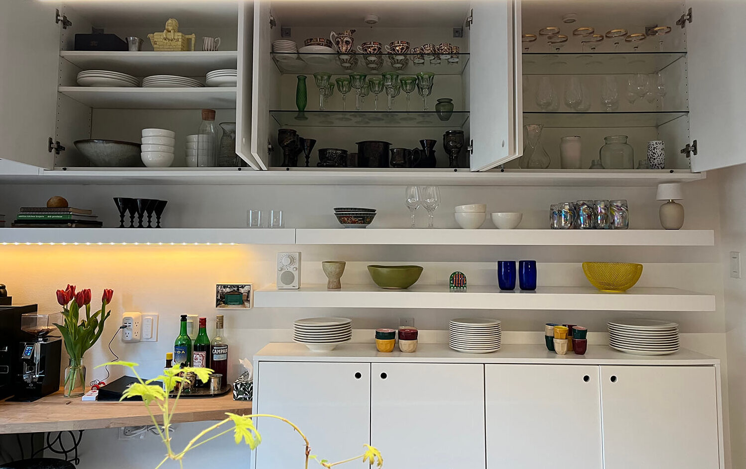 Kitchen Picture of an organized kitchen with white cabinets